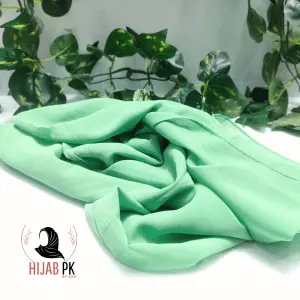 Chiffon Georgette Hijab / Pistachio alternate view