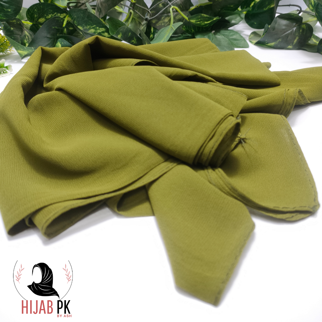 Chiffon Georgette Hijab / Mehndi