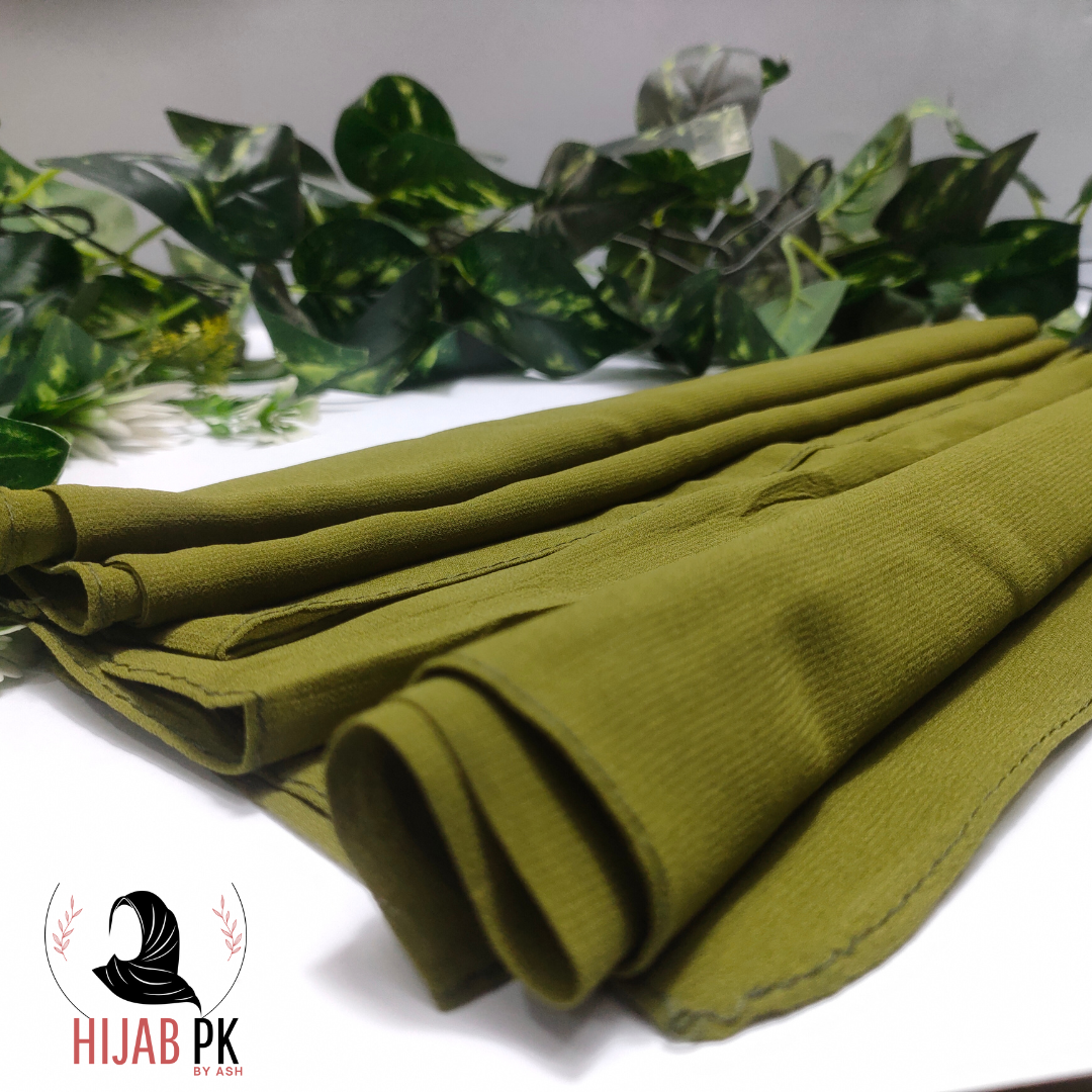 Chiffon Georgette Hijab / Mehndi alternate view