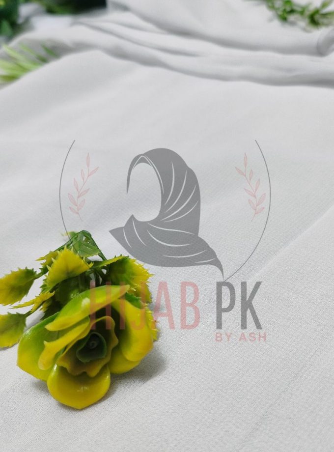 Chiffon Georgette Hijab / Silver