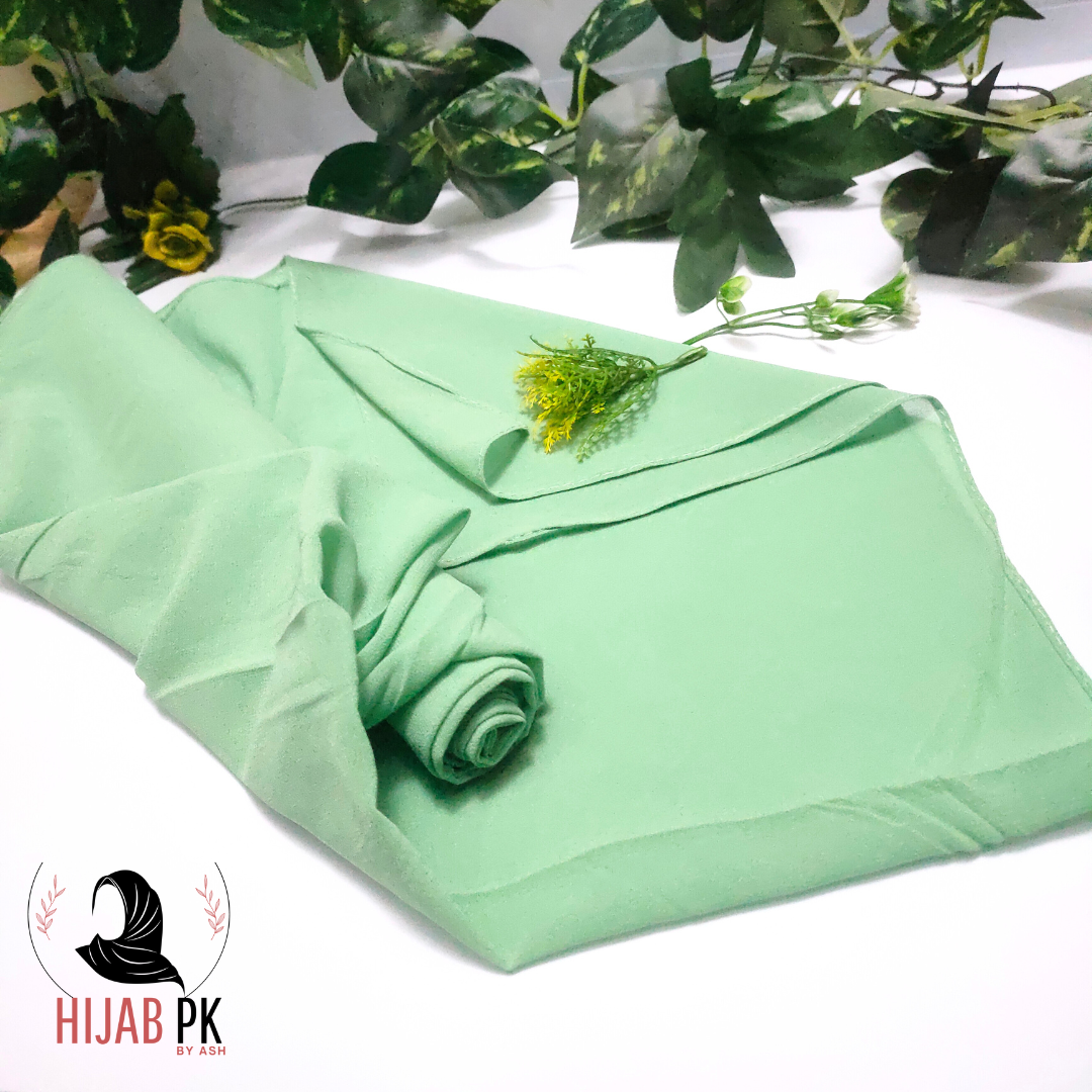 Chiffon Georgette Hijab / Pistachio