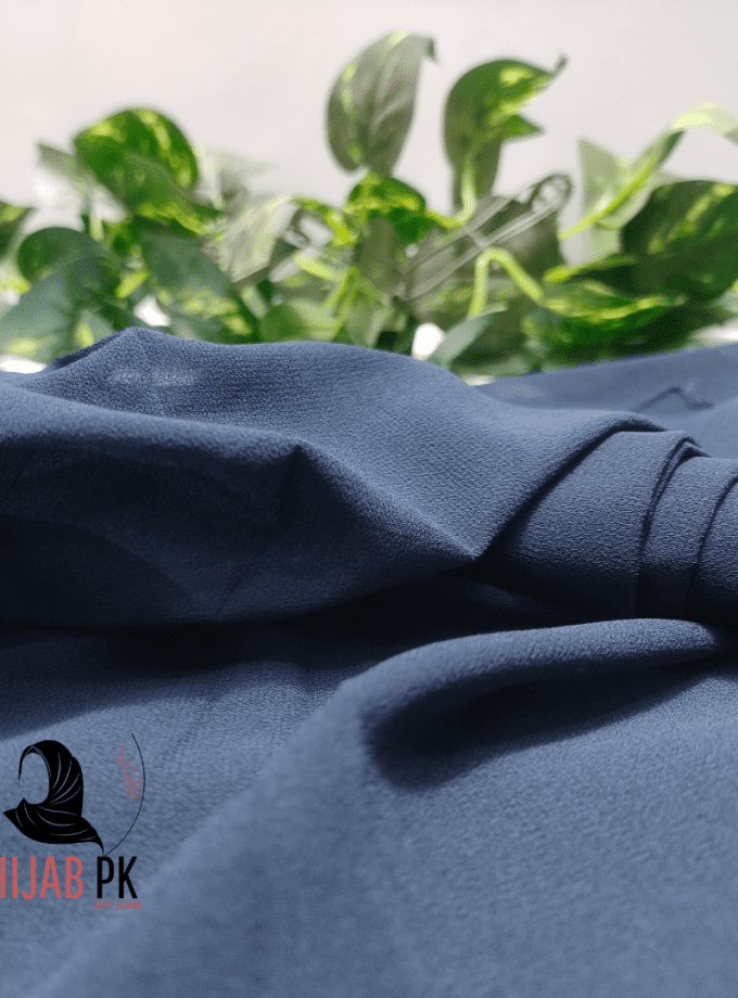 Chiffon Georgette Hijab / Dark Navy