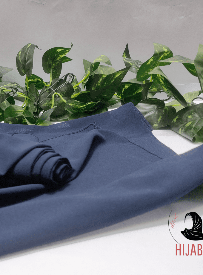 Chiffon Georgette Hijab / Dark Navy