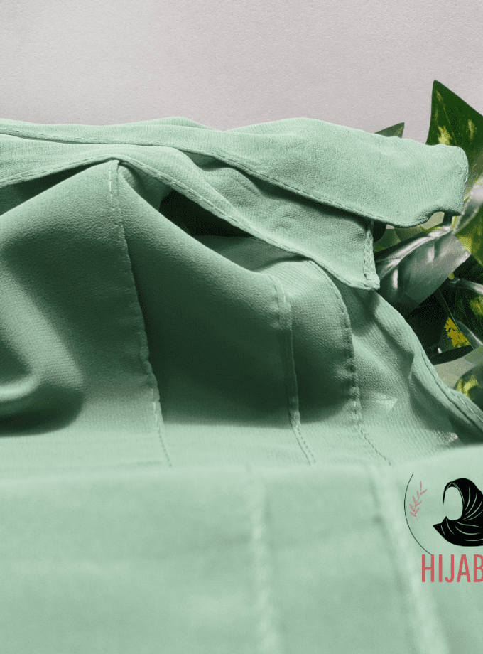Chiffon Georgette Hijab / Emerald Green