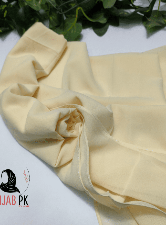 Chiffon Georgette Hijab / Cream