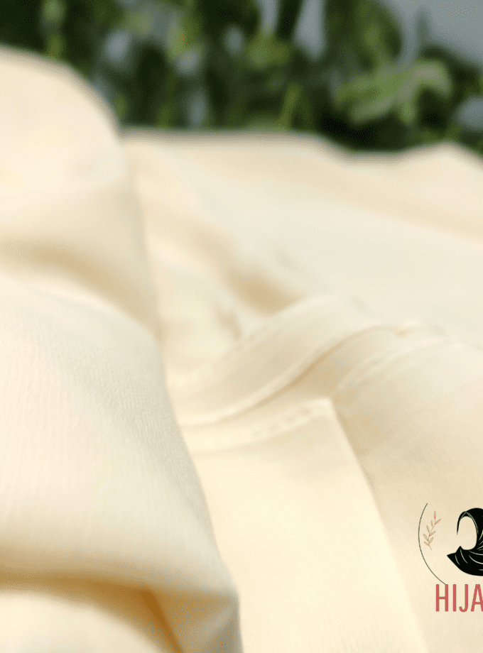 Chiffon Georgette Hijab / Cream