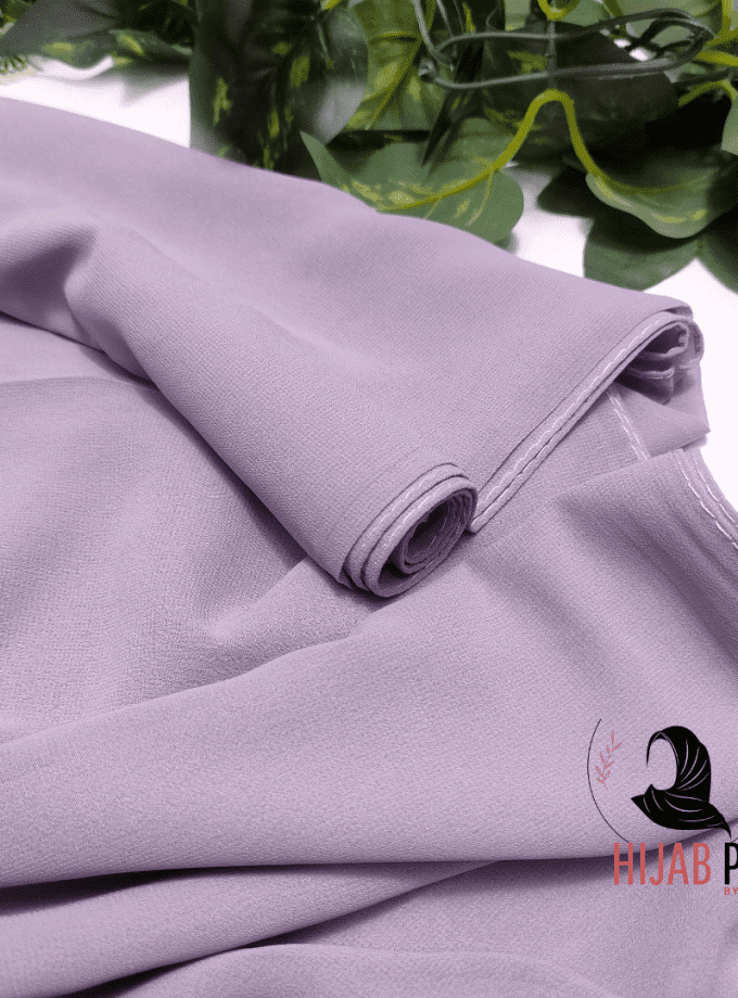 Chiffon Georgette Hijab / Light Purple