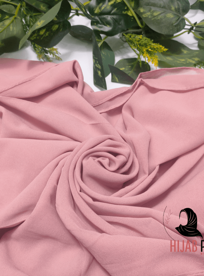 Chiffon Georgette Hijab / Light Peach