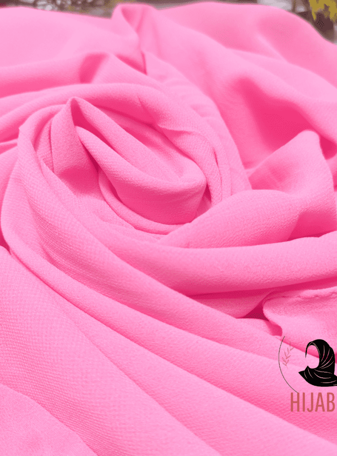 Chiffon Georgette Hijab / Fresh Pink