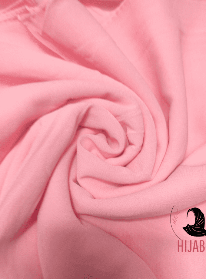 Chiffon Georgette Hijab / Tea Pink