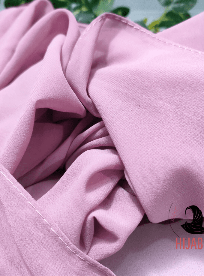 Chiffon Georgette Hijab / Fresh Tea Pink