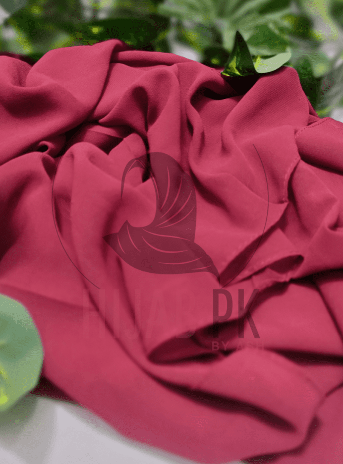 Chiffon Georgette Hijab / Maroon