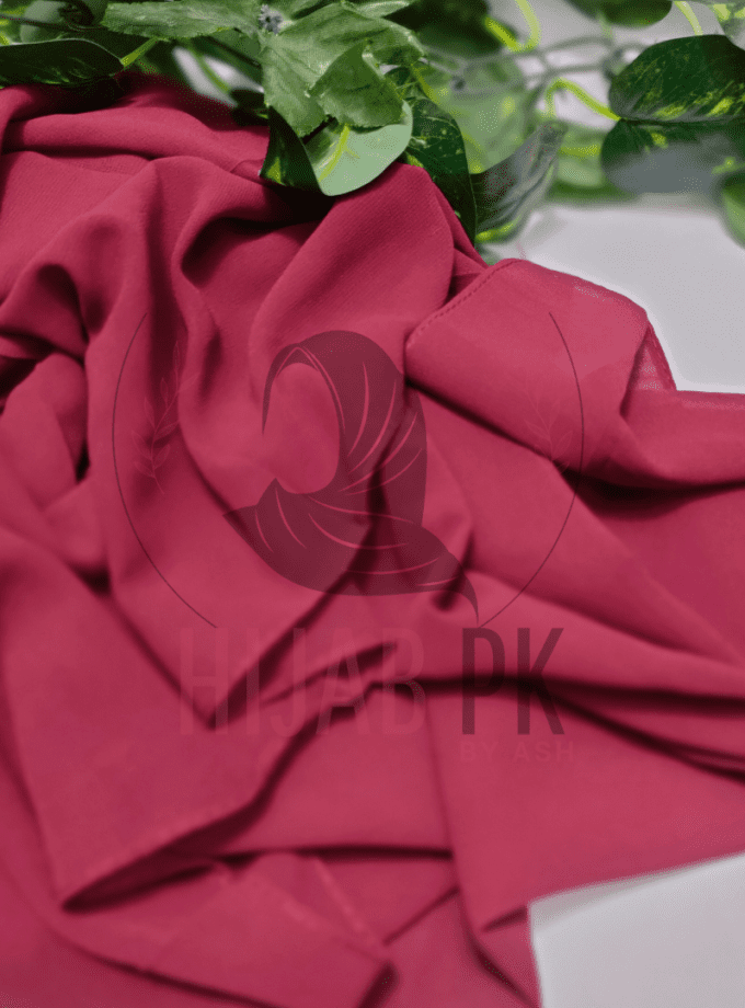 Chiffon Georgette Hijab / Maroon