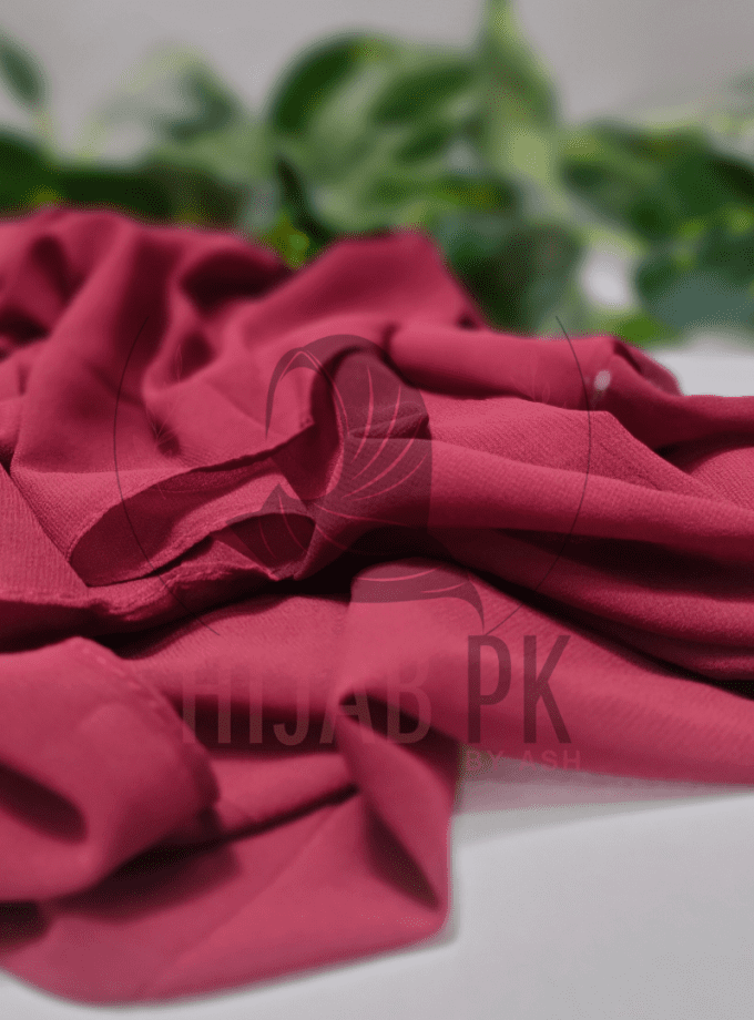 Chiffon Georgette Hijab / Maroon